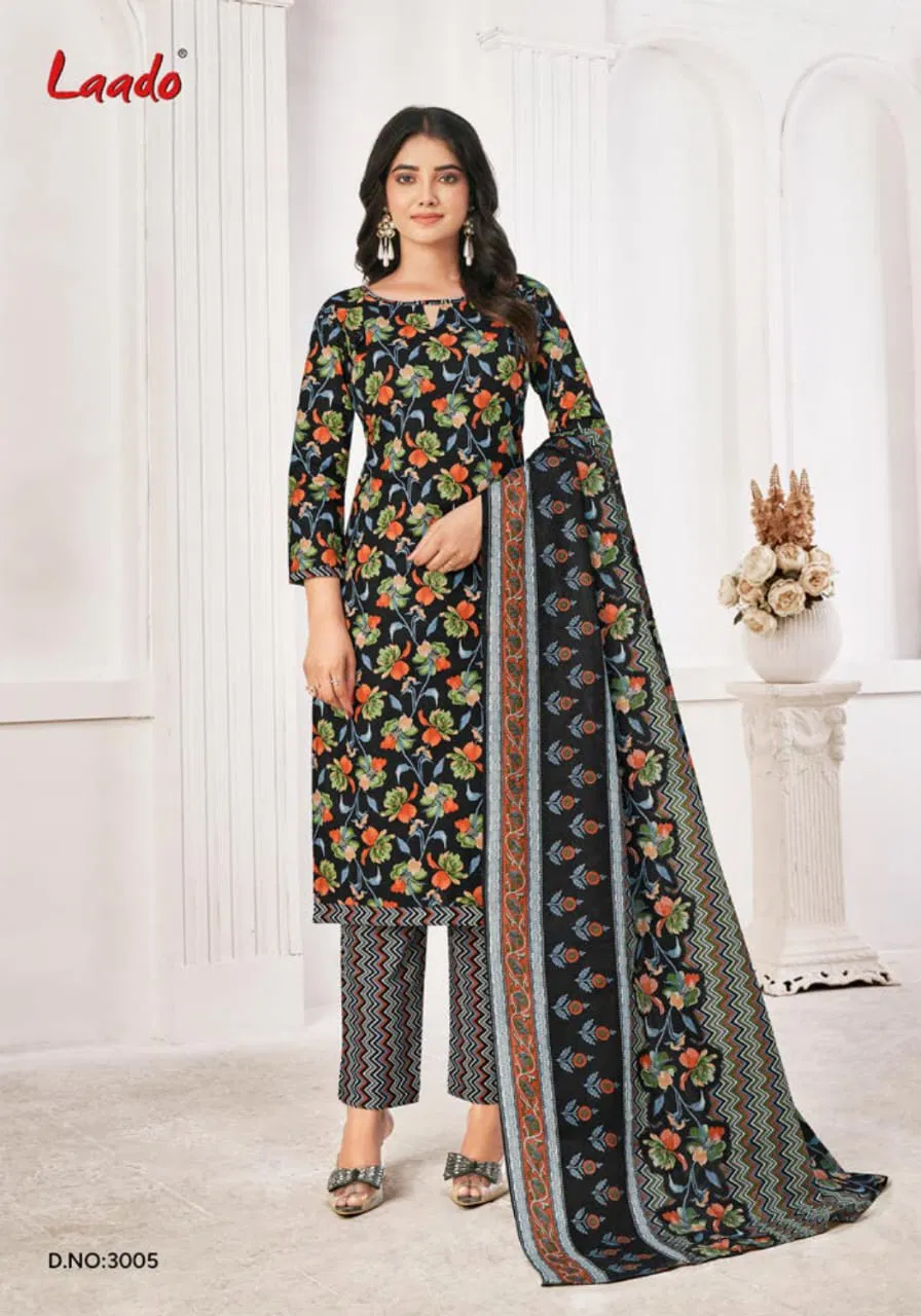 Princess Vol 3 By Laado Cotton Printed Dress Material Suppliers In India